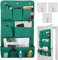 susunor hängende Aufbewahrungstasche, hängeorganizer kinderzimmermit 10 Pocket hänge Organizer für Zimmer, für Garderobe, Schrank, platzsparend, abwaschbar(Grün)