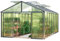 GFP Gewächshaus Asteria 25 Premium 311x534 cm mit integriertem Fundament 16 mm Doppelstegplatten, Farbe Aluminium Natur