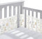 Bettumrandung Babybett,Baby Nestchen Bettumrandung,Kopfumrandung Babybett,Atmungsaktive Krippenumrandung,Babybett Atmungsaktiver Kollisionsschutz,Nestchen für Kinderbetten,Babybett Umrandungen