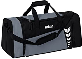 Erima Unisex Six Wings geräumige Sporttasche (7232301), Slate Grey/schwarz, M