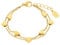 s.Oliver Armband Edelstahl Mädchen Kinder Armschmuck, 14+2 cm, Gold, Herz, Kommt in Schmuck Geschenk Box, 2036451