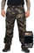 Herren Regenhose mit HosenträgernThermohose Schneehose Outdoor Hose inkl. MF Tuch, Camo, Größe 3XL