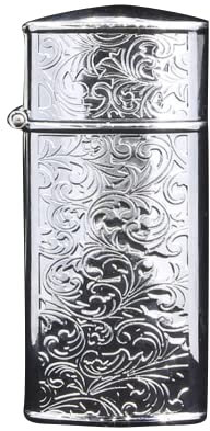 Mechero de metal retro con llama suave, diseño clásico, regalo