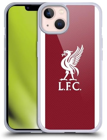 Head Case Designs Officially Licensed Liverpool Football Club Home Kit 2023/24 Soft Gel Case Compatible With Apple iPhone 13