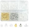 610-Teiliges OhrstöPsel-Set, Ohrstecker-Stecker, Ohrring-Aufkantung, Transparente OhrstöPsel, Silikon-OhrstöPsel, Anti-Drop-OhrstöPsel, Ohrringhalter FüR Hakenohrringe, Ohrstecker