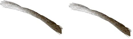 Cabilock 200 STK Dünnes Jutegarn Sackleinengarn Dickes Juteseil Jute-Stoff Dünnes Juteseil Manila-Seil Juteseil Für Heimwerker Bastelschnur Juteseil Handwerk Jutedraht Geschenk Jutefaden