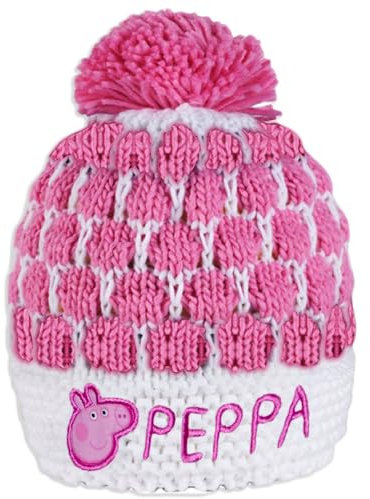 Peppa Pig Rosa Wintermütze für Kinder (Großbritannien, Alter 6 Jahre, 8 Jahre), rose, 6-8 Jahre