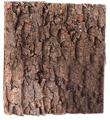 Baoblaze Korkfliesen Hintergrund, Natürliche Reptilien-Klettermatte, Korkfliesen Hintergrund, Cork Bark Backdrop Reptile Climbing Mat für Spinne, Gecko, Eidechse, Chamäleon, 30cmx30cm