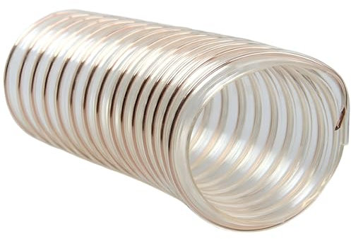 WOFDALY Absaugschlauch Transparent Dicke 0,63 Mm Länge 1 Meter Staub, Rauchabsaugung, Holzbearbeitung, Belüftung,Inner Diameter: 32mm