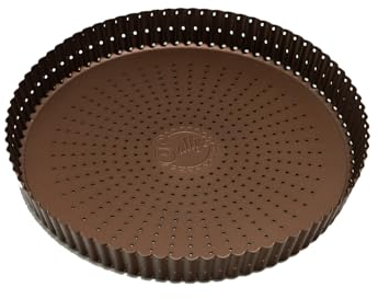 Sallys Tarteform mit Hebeboden - Quicheform mit Antihaftbeschichtung, Obstkuchenform (30 cm)
