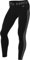 Nike Damen Pro T-Shirt, Black/White, S