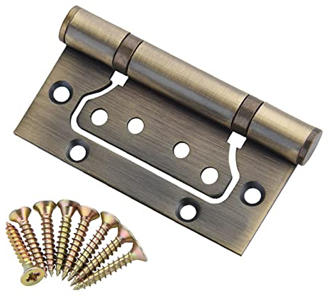 1 Set Edelstahl-Türscharniere, große Schranktürscharniere, Möbelbeschläge, Zubehör, Federtürscharnier