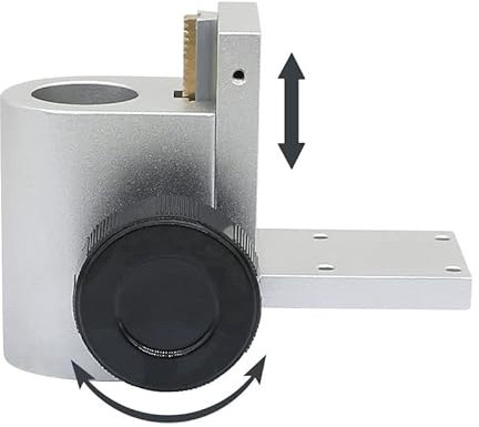 Mikroskope Fokussierungshalter Einstellbarer Zoom Durchmesser 25mm Aluminiumlegierung Mikroskope Fokussierungsarm Mikroskop Zubehörteil