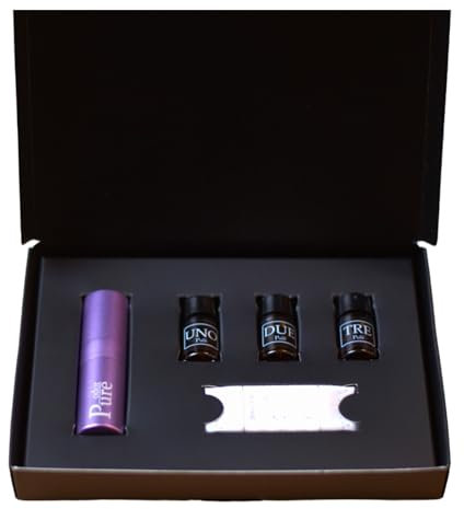 PUREODOR Premium Naseninhalator, eloxiertes Aluminium (Lavender Haze)