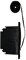DOJA Barcelona | Recogedor Persiana Empotrar | 18mm | Recogedor Persiana Empotrado | Negro | Frente De Poliamida | Recambios Para Enrollador Persianas | Recogedor de Cinta Persiana Empotrable