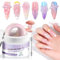 SAVILAND Gel 3D Nail Art: 60 g Gel de Sculpture d'Ongles 3D Perlées Rose, Colle à Ongles Sculpting Professionel U V LED pour Nail Art DIY, Nail Design Sculpture Nail Stylin