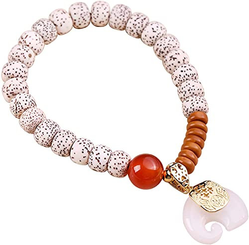 WUPNGS Armbänder. Armband PerlenHolzarmband Bodhi Bead Glücksarmband
