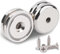 Aenienoe Neodym Magnete 32mm Magnete Extra Stark mit Loch 42KG Kraft Topfmagnet Rund Magnet zum Anschrauben Schrauben 4 Stück