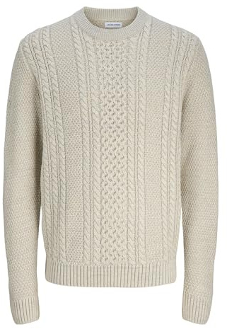 JACK & JONES Herren Jjpaul Knit Crew Neck Jjpaul Knit Crew Neck (1er Pack)