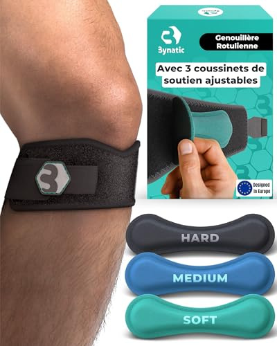 Patellasehnenbandage mit Verstellbarer Unterstützung - Patella Band für Damen und Herren - Jumperband Knie - Patella Bandage - Patella Kniebandage - Patella Kniebandage - Patella Guard