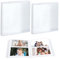 Fotoalbum Einsteckalbum 2 Stück A6 Album Transparent Fotoalbum zum Einstecken Einsteckalbum 10x15 für Hochzeit,Baby,Geburtstag (für Insgesamt 200 Fotos im Format 10x15)