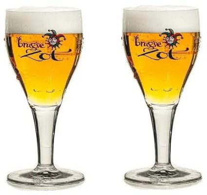 Brugse Zot Beer Glasses 330 ml - 2 Pieces