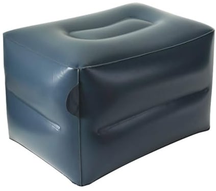 Weqizuerqi Repose-pieds gonflable pour siège de voiture - Léger et compact - Repose-pieds de voyage pour avion, voiture, maison, voyage - Compagnon de voyage confortable