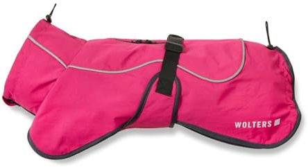 Wolters Hundejacke Cape Drizzle | Ganzjahresjacke für Hunde in der Farbe Magenta | Größe 42 (Rückenlänge 40-42 cm)