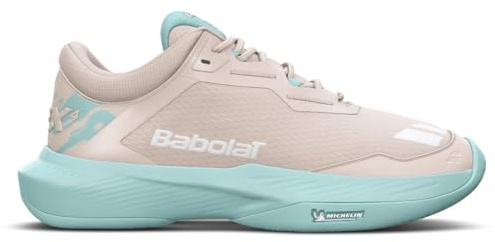 Babolat Damen SFX4 All Court Tennisschuhe, Pfirsich/Blau, 38 EU