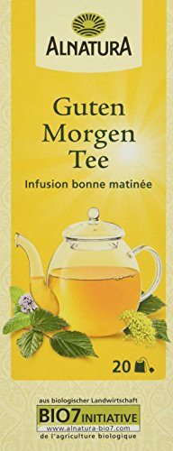 Alnatura Bio Guten-Morgen-Tee, 20 Beutel, 6er Pack (6 x 30 g)