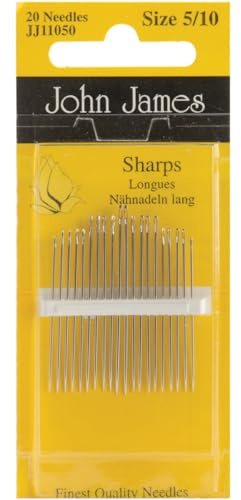 John James Sharps Hand Needles-Size 5/10 20/Pkg