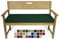Rollmayer Bankkissen Bankauflage Sitzkissen Bankpolster Auflage für Bänke in Haus und Garten Kollektion Vivid, 1 Stück (Flaschengrün 26, 160x40x8cm)