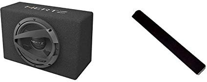 Superauto hi-fi DBX 30.3 Sub Box 300 mm Pot. Max 1000W + Rotolo Moquette Adesiva liscia 70x140 cm colore nero fonoassorbente rivestimento acustico