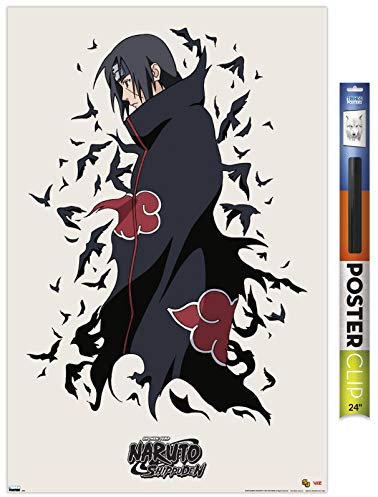 Trends International Naruto-Itachi Wandposter, 56,8 x 86,4 cm, Poster & Clip-Set