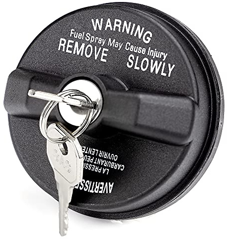 Abschließbarer Tankdeckel, Tankdeckel für Jeep Wrangler JK TJ, Liberty, Cherokee, Compass, Grand Cherokee, Commander, Patriot & Dodge Ram 1500 2500, Journey, Caravan, Ladegerät, Challenger, Dakota,