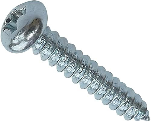 AERZETIX - C51148 - Lot de 100 Vis autotaraudeuses M2.2x13mm à tête ronde bombée - à empreinte cruciforme PH - DIN7981 - en acier zingué - tôle assemblage fixation serrage quincaillerie perçage