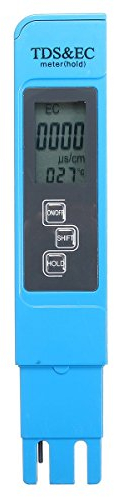DollaTek 2 in 1 Misuratore di LCD Portatile TDS EC Tester Pen Filtro PPM per la purezza dell'Acqua con 4 Diverse modalità Tester del Livello dell'Acqua