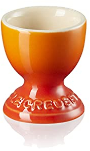Le Creuset Steinzeug Eierbecher mit Stand-Fuß, 9 g, 5.3 x 5.3 x 5.9 cm, Ofenrot, 81702000900099