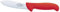 F. Dick Schafabhäutemesser/Abhäutemesser ErgoGrip (Klinge Messer 13 cm, Messerstahl rostfrei, 56 HRC) - 82260131-03 - Rot