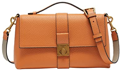 Liebeskind Berlin SADE Pebble Crossbody, Medium (HxBxT 16cm x 26cm x 11cm), Pumpkin