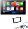 Pioneer SPH-DA360DAB 2-DIN Autoradio kompatibel mit WiFi Apple CarPlay Android Auto Bluetooth DAB+ passend für Volkswagen VW T5 Transporter 2003-2015 runde Ecken, schwarz ohne Canbus
