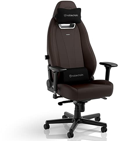 noblechairs Legend Gaming Stuhl Braun Java Edition - Gaming Chair PC 150 kg Belastbarkeit Gamer Stuhl - Gaming Sessel - PC Stuhl Gaming - 4D Armlehnen