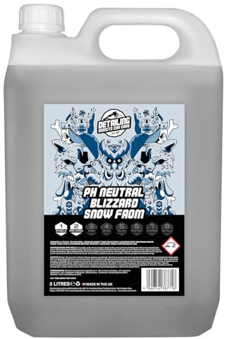 Detailing Addicts Car Care - Blizzard Snow Foam 5L Concentrate – Extreme Cling PH Neutral Formula – Polish and Wax Safe
