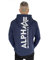 Alpha Industries Back Print Hoody Kapuzensweat für Herren Ultra Navy