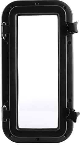 Bullauge mit 4 Mm Öffnung, Bullauge mit 4 Mm Öffnung, Rechteckiges Bullauge, Gehärtetes Glas, -beständige Fenster für Yachtboote, 400 X 200 Mm