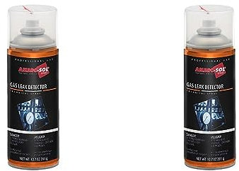 Ambro-Sol W507 Détecteur De Fuite de Gaz, Détecte Fuite de Gaz ou Air Comprimé, Ininflammable, Peut Être Utilisé Sur Les Usines, Aérosol En Fer Blanc Recyclable 400 ml (Lot de 2)