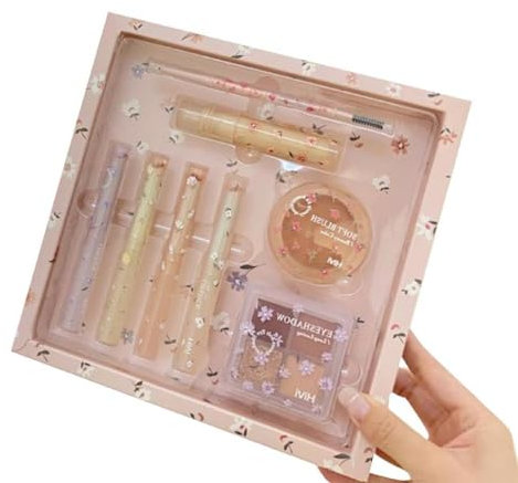 Flower Makeup Kit Set All In One Makeup Kits For Women Concealer Eyeshadow Lipstick Face Blusher Makeup Gift Set All In One Makeup Kits For Women Full Kit