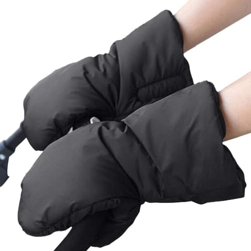 Kinderwagen Handwärmer, Kinderwagen Handschuhe, Kinderwagen Abdeckung, Fleece Handwärmer, Kinderwagen Zubehör, Wasserdicht Und Winddicht, Geeignet für Kinderwagen und Fahrradanhänger