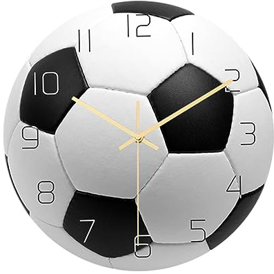 IMIKEYA Batterieuhr BVB+wanduhr Wanduhr Für Fußball Fussball Uhr Herrenuhren en Kind Pedal Fußstütze Leise