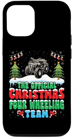 iPhone 13 Pro Snow Christmas Four Wheeling Team - Funny Four Wheelers Xmas Case